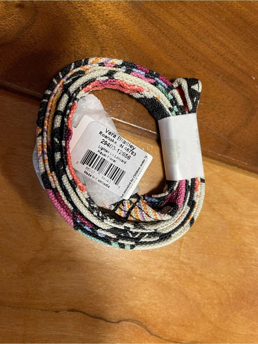 New Vera Bradley Kauai Floral Lighten Up Lanyard 🌸